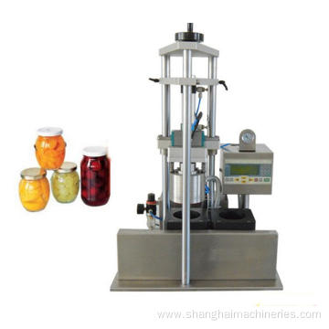 Automatic bottles vacuum sealer capping machine